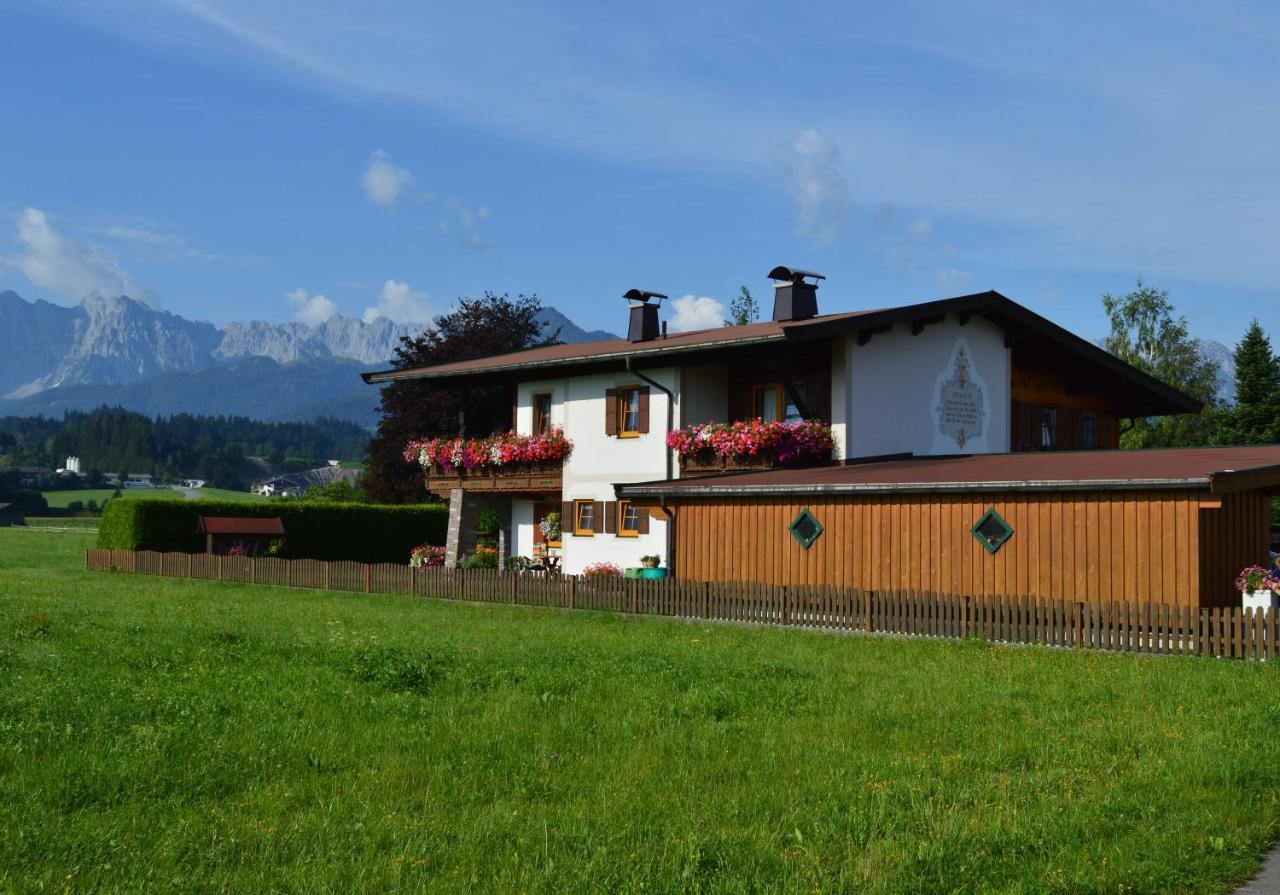 Gaestehaus Schwaiger - Wiesenweg Kössen Dış mekan fotoğraf